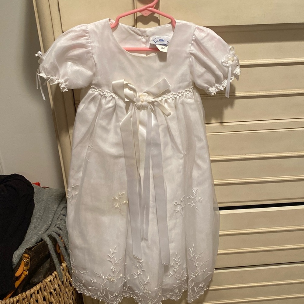 Baptism/christening Dress 0-3 months